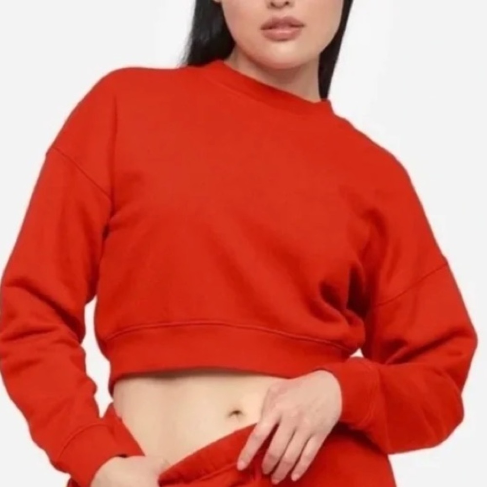 MATE the Label Fleece Crop Crewneck